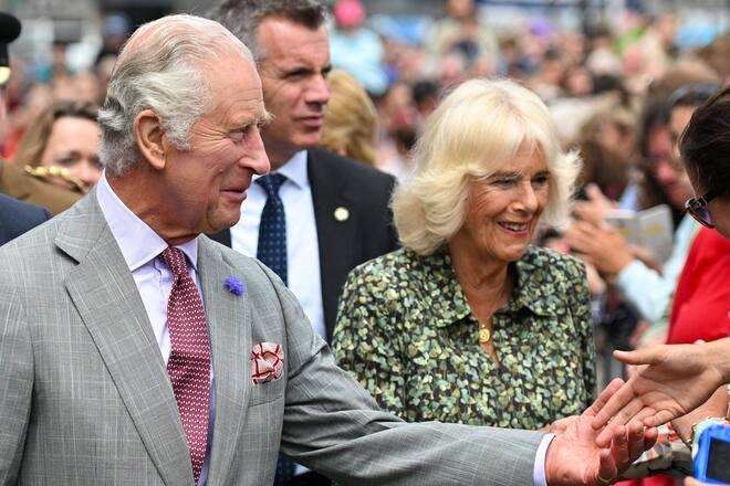 Charles III. und Camilla in St. Ives.
