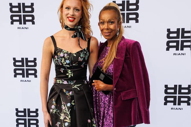 Anna Ermakova mit ihrer Mutter Angela in Düsseldorf.