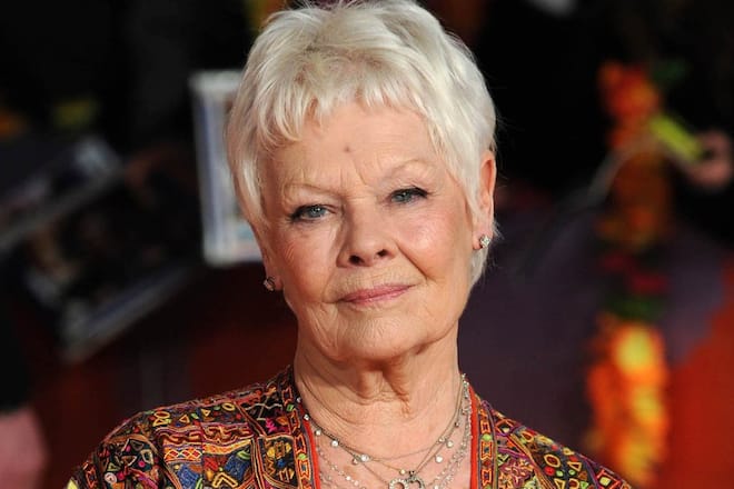 Judi Dench gibt trotz starker Sehschwäche nicht auf.