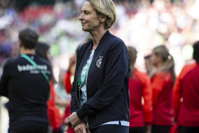 Bundestrainerin Martina Voss-Tecklenburg und ihre DFB-Frauen mussten zwar gegen Kolumbien eine Niederlage hinnehmen, dafür sorgten sie für einen Quoten-Rekord.