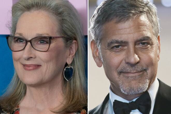 Meryl Streep und George Clooney zeigen ihre Unterstützung für die Schauspieler-Gewerkschaft.