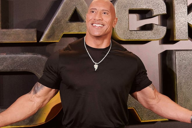 Dwayne Johnson bei einem Promo-Event für «Black Adam» im Jahr 2022.
