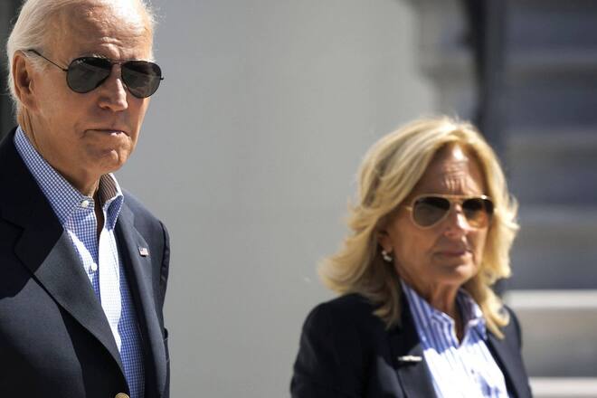 Joe und Jill Biden in Florida.