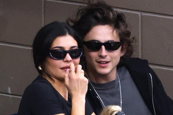 Ab sofort offiziell ein Paar: Kylie Jenner und Timothée Chalamet bei den US Open in New York.