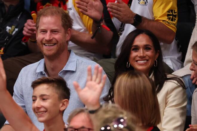 Prinz Harry und Herzogin Meghan bei den Invictus Games 2023 in Düsseldorf.