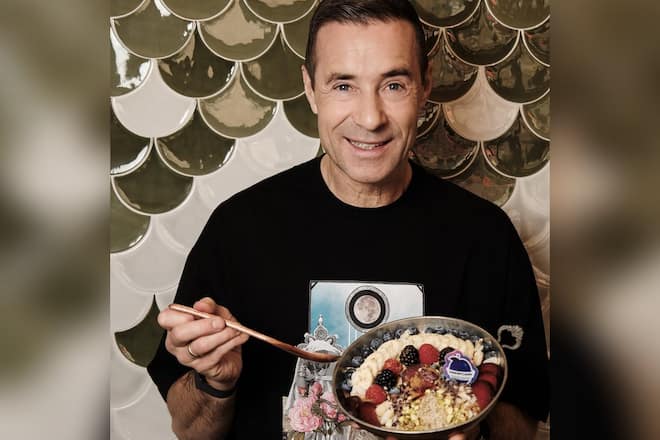 Kai Pflaume und sein «Ehrenpflaume»-Porridge.