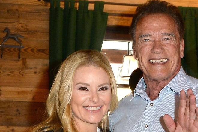 Arnold Schwarzenegger bei einem seiner Oktoberfest-Besuche.