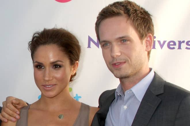 Die «Suits»-Stars Patrick J. Adams und Meghan Markle bei einem Auftritt im Jahr 2011.