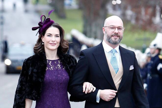 Emma und Oscar Magnuson gehörten bei königlichen Familienfeiern dazu. Das Foto zeigt sie bei der Taufe von Prinz Gabriel im Jahr 2017.