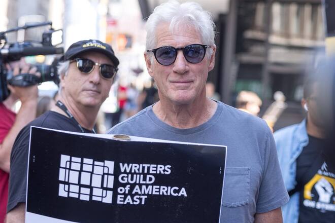 Auch Superstars wie Richard Gere zeigten sich solidarisch mit den Streikenden.