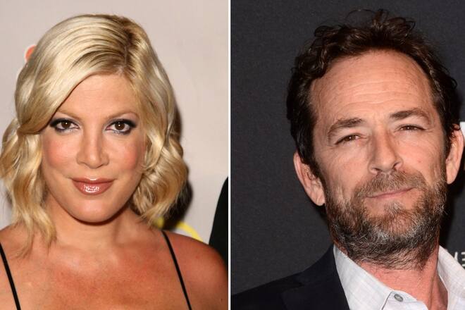 Tori Spelling und Luke Perry waren zusammen in «Beverly Hills, 90210» zu sehen.