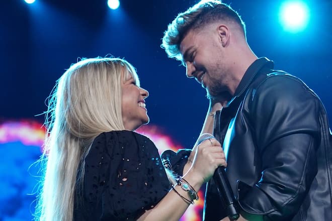 Im März performten sie noch vor einem flammenden Herz: die Schlagerstars Marina Marx und Karsten Walter.