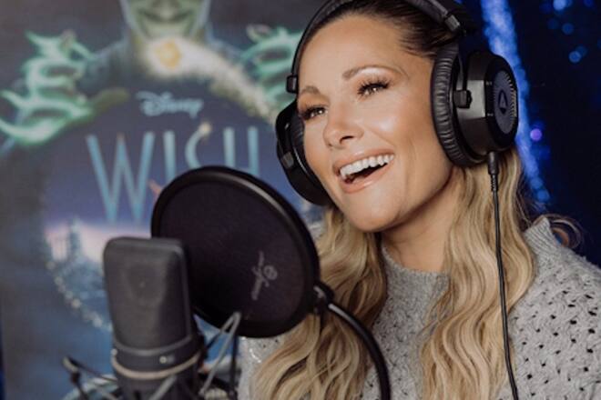 Helene Fischer bei den Aufnahmen ihres Songs für den Disney-Film «Wish».
