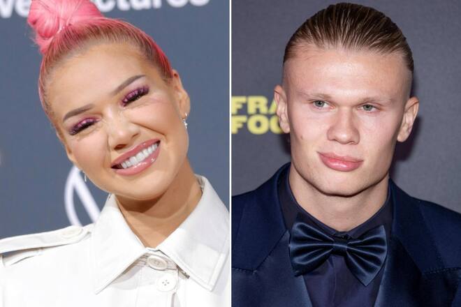 Bei der Geburt getrennt? Shirin David witzelt über ihr Verhältnis zu Erling Haaland.