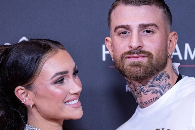 Anfang November wirkten sie noch verliebt: Dana Feist und Gigi Birofio auf dem roten Teppich beim «Fame Fighting».