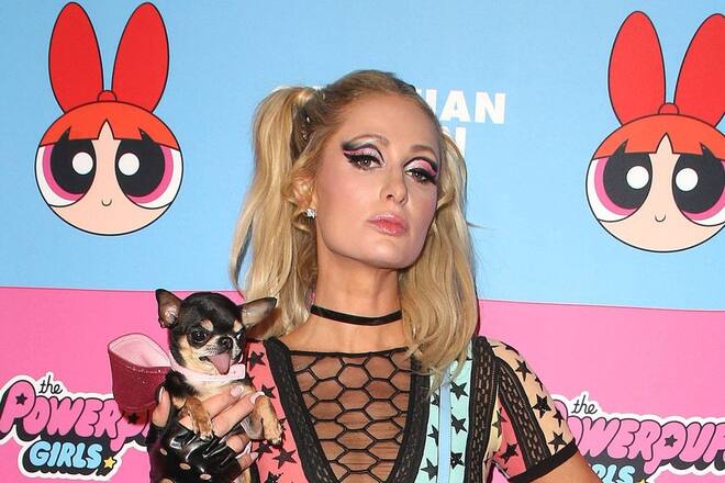 Paris Hilton und Diamond gemeinsam auf dem roten Teppich.