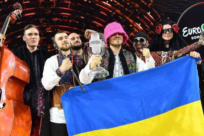 Die ukrainische Band Kalush Orchestra hat den ESC 2022 in Turin gewonnen.