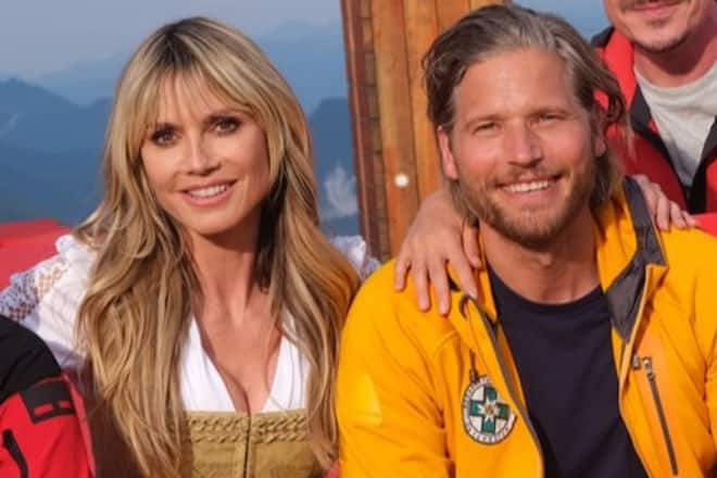 «Die Bergretter: Bruderliebe» mit Gaststar Heidi Klum und Sebastian Ströbel.