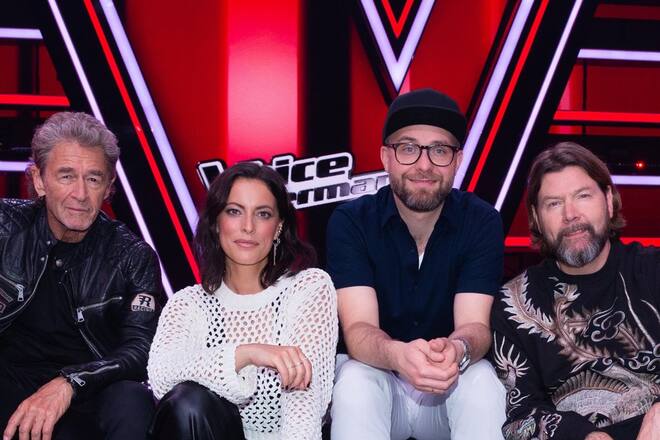 In der zwölften Staffel von "The Voice of Germany" sind die Coaches Peter Maffay, Stefanie Kloß, Mark Forster und Rea Garvey (v.l.n.r.) mit an Bord.