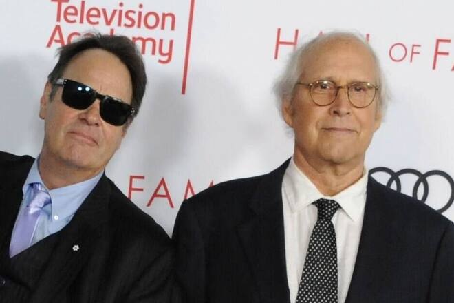 Erprobtes Duo: Dan Aykroyd (l.) und Chevy Chase, hier 2017.