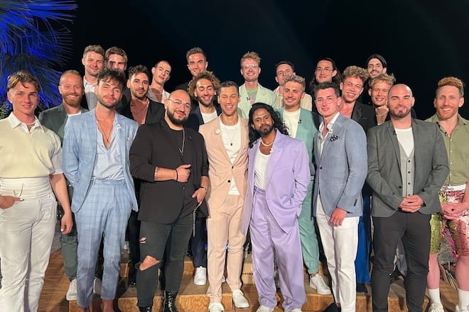 hinten v.l.: Alexander, Sebastian, Marcel, Nico, Alex, Tim, Philip, Dennis O.; Mitte v.l.: Manuel K., Dennis S., Alessandro, Joel, Sam, Niko; unten v.l.: Leon, Philippe, Jonny, "Prince Charming" Fabian, Srira, Marcus, Thomas und Manuel B.