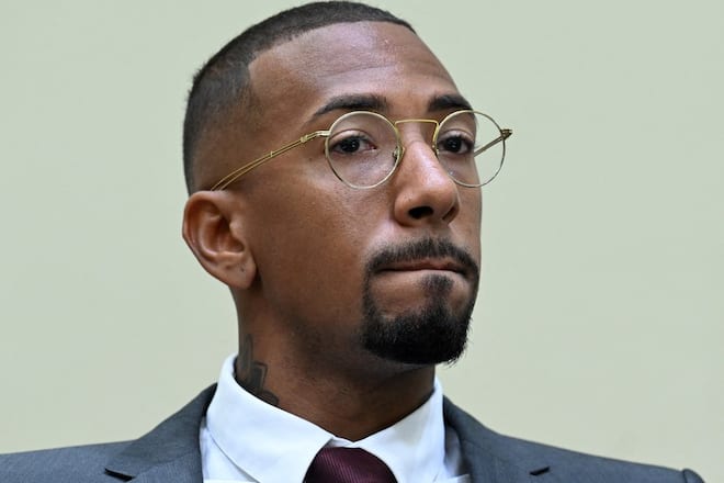 Jérôme Boateng am Donnerstag vor Gericht.