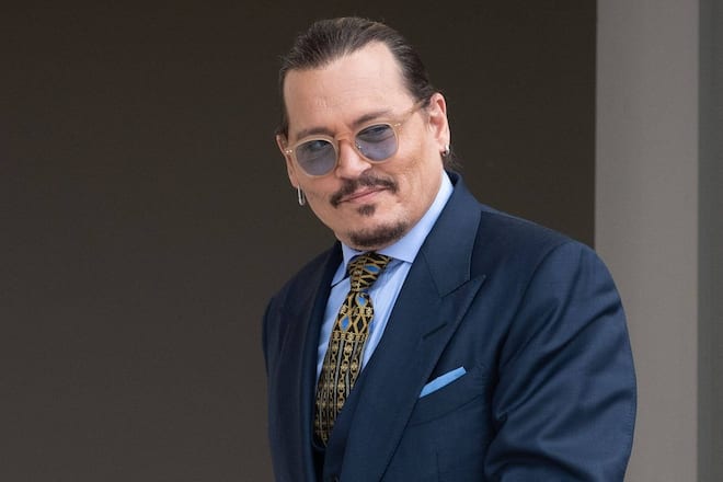 Johnny Depp während seines Prozesses gegen Amber Heard.