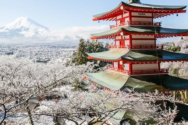 Der Winter in Japan ist etwas ganz Besonderes.