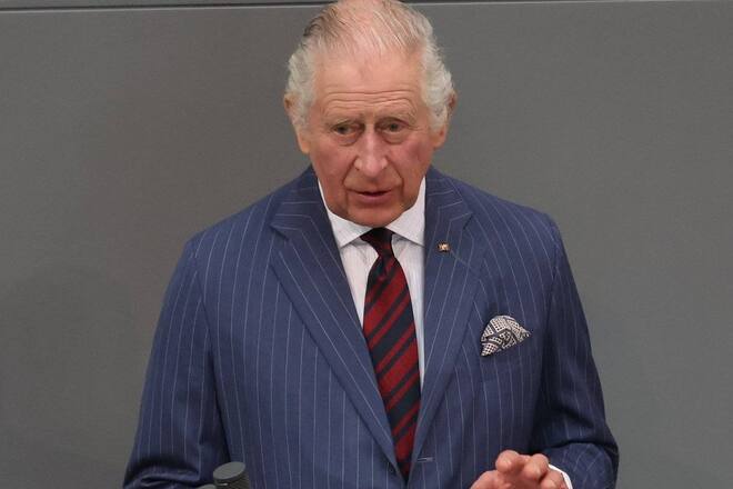 König Charles III. spricht vor dem Deutschen Bundestag.