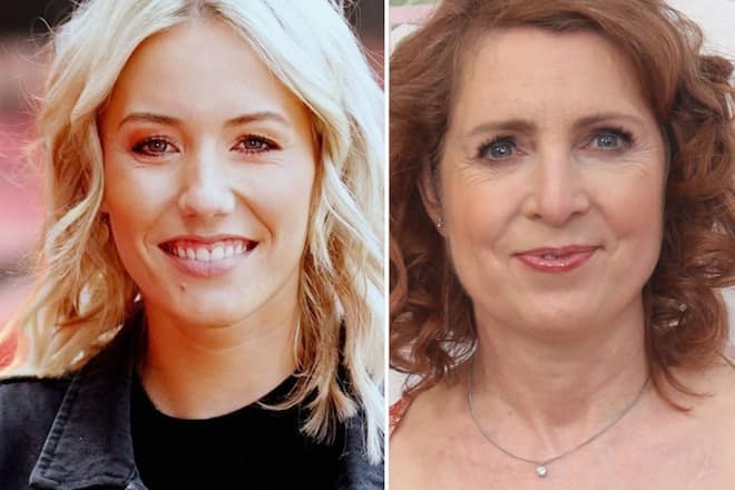 Laura Papendick (l.) spricht am heutigen Donnerstagabend bei RTL mit Monica Lierhaus.