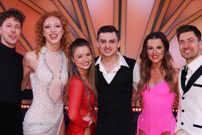Anna Ermakova, Julia Beautx und Philipp Boy konkurrieren mit ihren Profi-Tanzpartnern um die «Let's Dance»-Krone (v.l.n.r.).