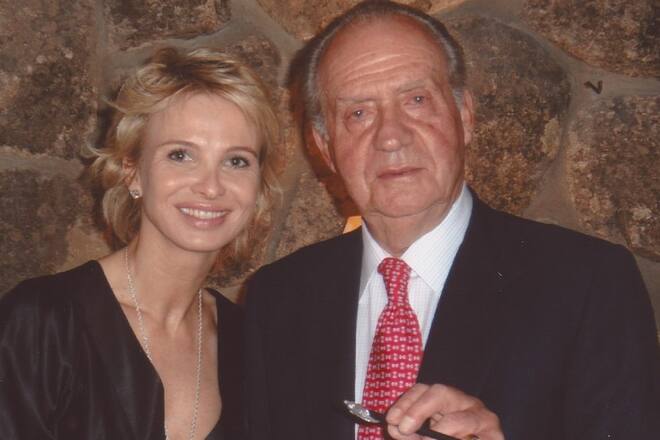 Juan Carlos mit seiner Geliebten Corinna zu Sayn-Wittgenstein.