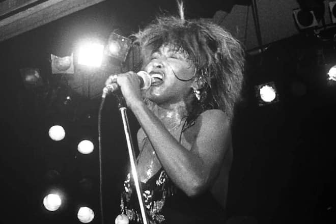 So liebten ihre Fans sie: Rockstar Tina Turner live on stage.