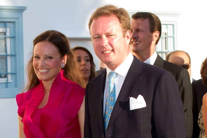 Prinz Gustav mit seiner Ehefrau Prinzessin Carina.