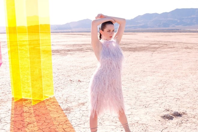 Coco beim Shooting für das «Harper's Bazaar»-Cover.