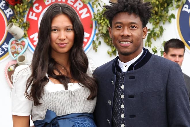 Zum zweiten Mal Eltern: David Alaba und Shalimar Heppner.