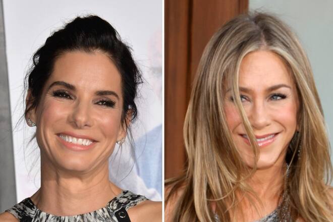 Sandra Bullock (l.) wurde am Mittwoch 59 Jahre alt. Zusammen mit Jennifer Aniston versuchte sie sich an Brownies.