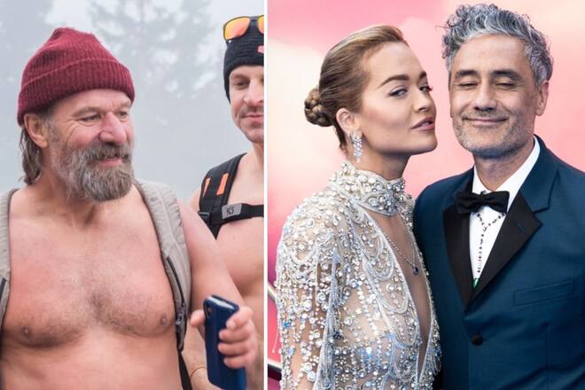Rita Ora und ihr Ehemann Taika Waititi sind Fans von «The Iceman» Wim Hof.