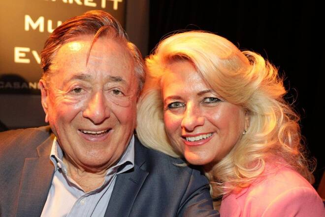 Richard Lugner mit seiner ehemaligen Lebensgefährtin Sonja Schönanger im Jahr 2018.