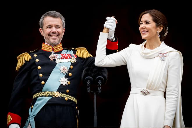 König Frederik ist stolz auf seine Familie und seine Ehefrau Königin Mary.