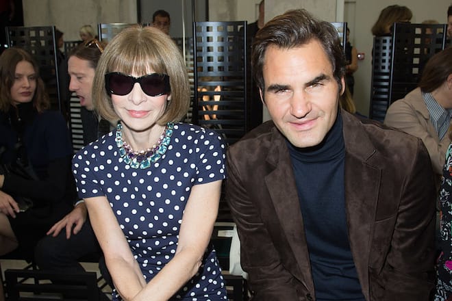 Anna Wintour Roger Federer
