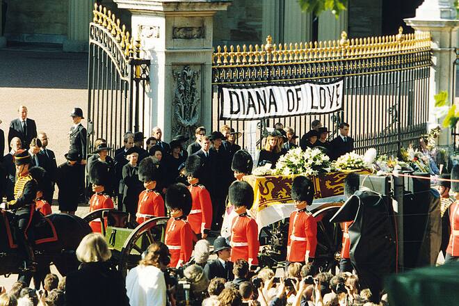 Lady Diana Spencer Fotos Beerdigung Funeral 6. September 1997