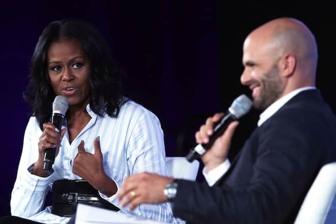 Michelle Obama bei einer Veranstaltung in Denver