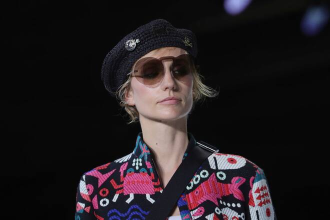 Brillen gesehen auf den Catwalks der London Fashion Week im September 2017