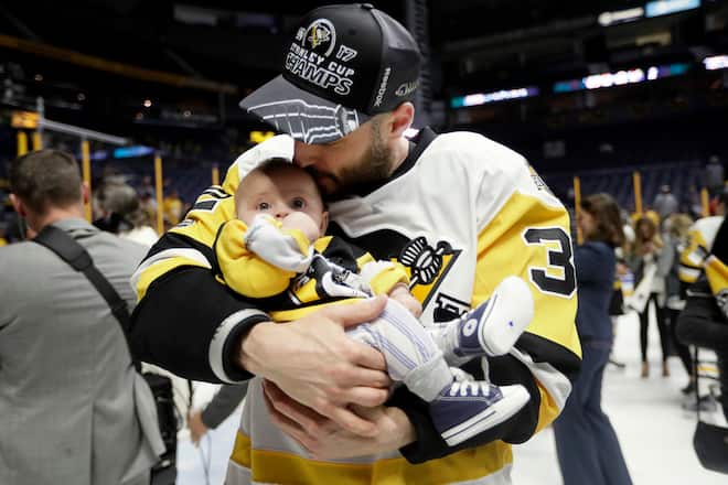 Mark Streit und Tochter