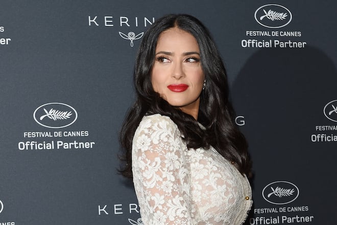 Salma Hayek Promi-Mütter über 40 Jahre