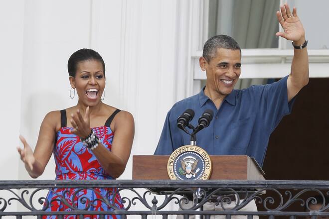 5.7.2011_BdT_Barack Michelle Obama BBQ 4 July Independence Day Unabhängigkeit
