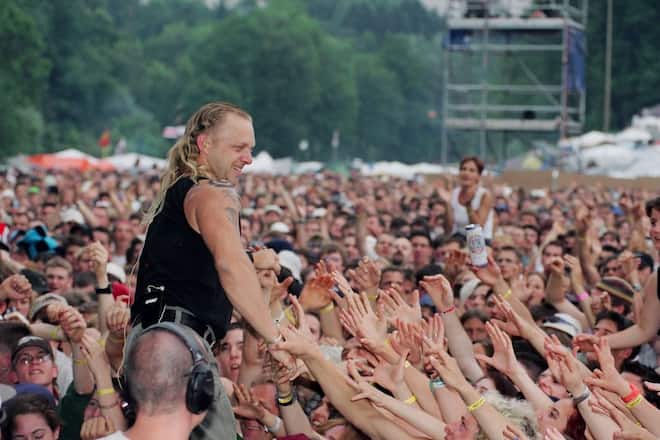 Gölä 1999 am Openair St. Gallen – auf dem Höhepunkt seiner Solokarriere.