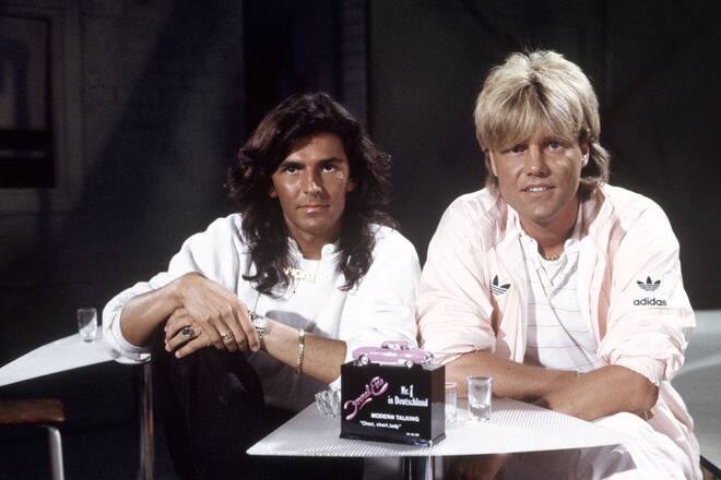 Dieter Bohlen und Thomas Anders als Modern Talking