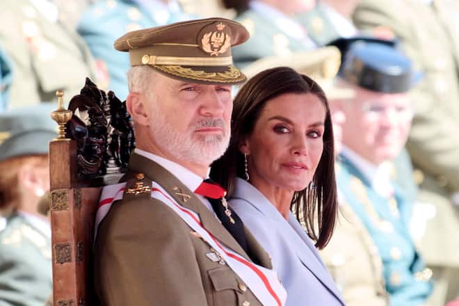 König Felipe und Königin Letizia sitzen seit zehn Jahren gemeinsam auf dem spanischen Thron.